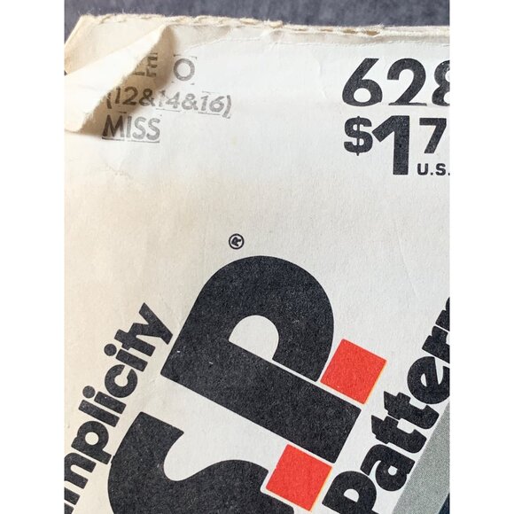 Simplicity Misses Dress Sewing Pattern sz 12 - 16 6280 - uncut - Picture 10 of 11